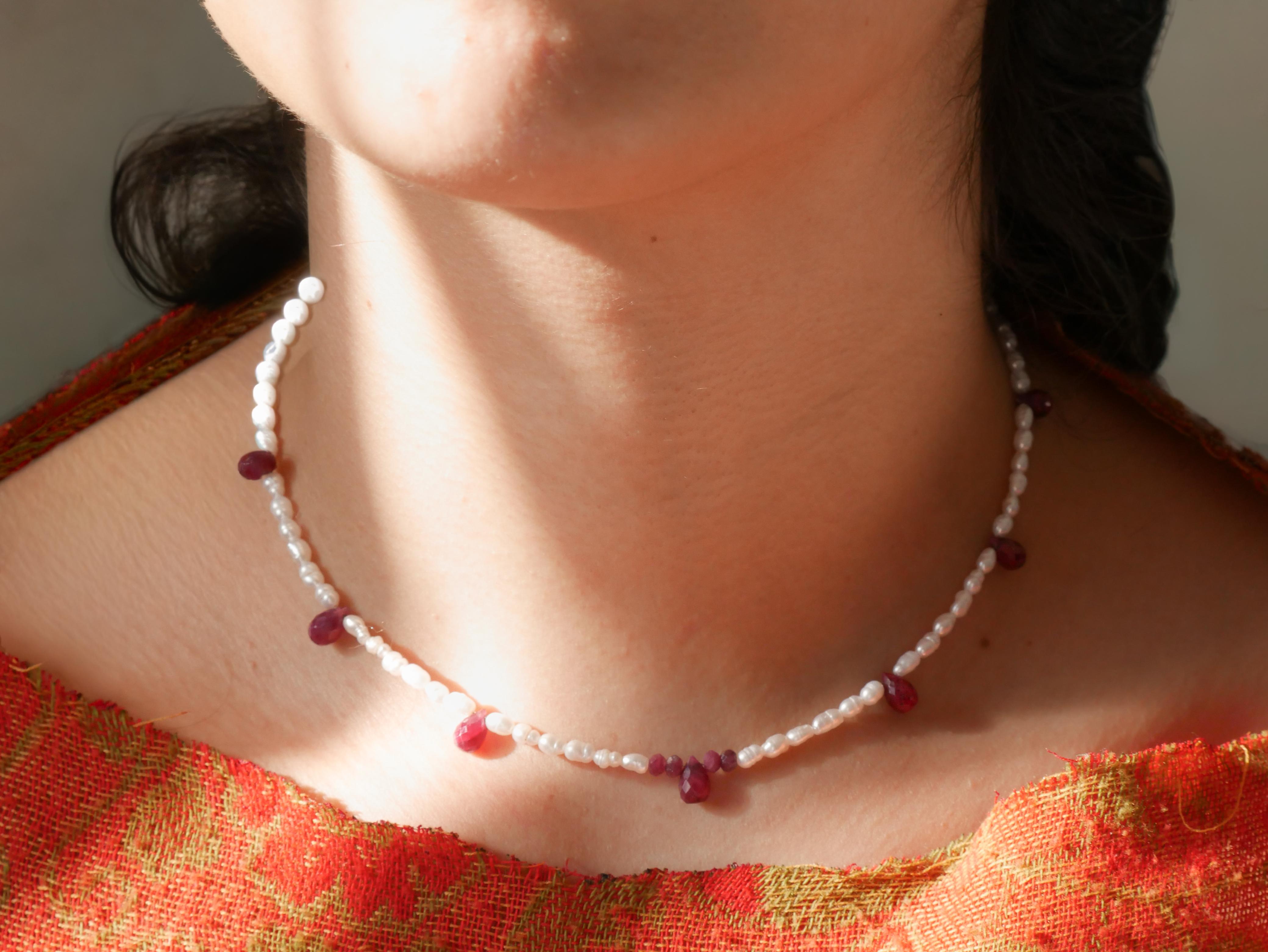 Collar Amor en Rubí